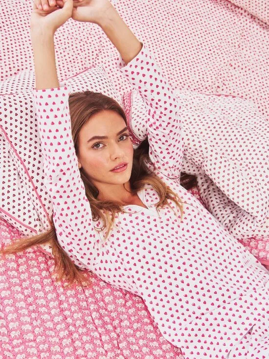 Roller Rabbits Hearts Pyjamas XL - Picture 3 of 4